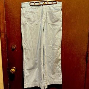 Loft blue and white Palmer wide leg
C12